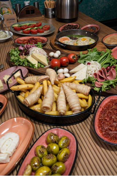 Serpme kahvaltı(1 KİŞİLİK) (EN AZ 2 KİŞİLİKTEN BAŞLIYOR)